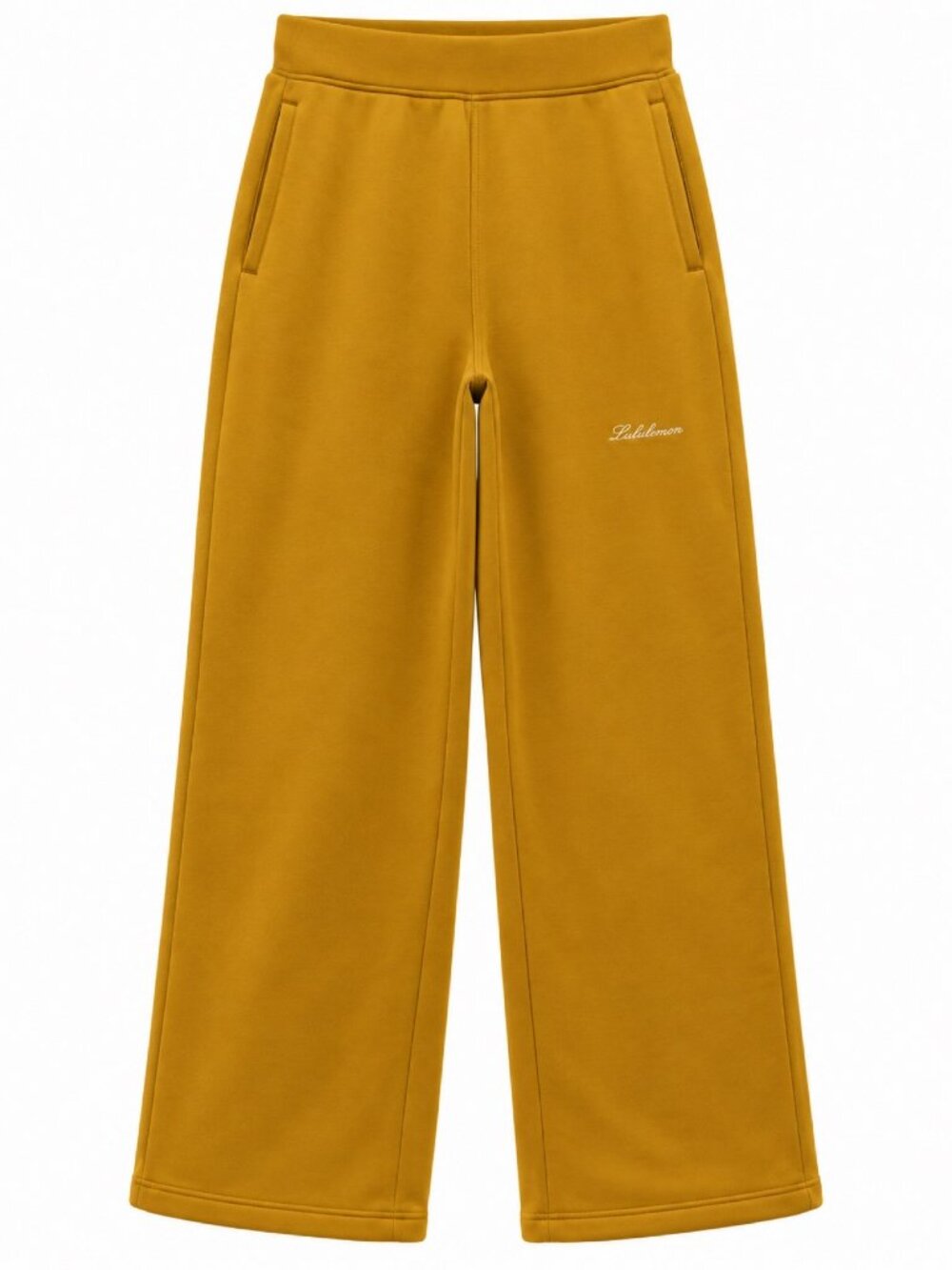 Lululemon Mustard Wide-Leg Sweatpants XS